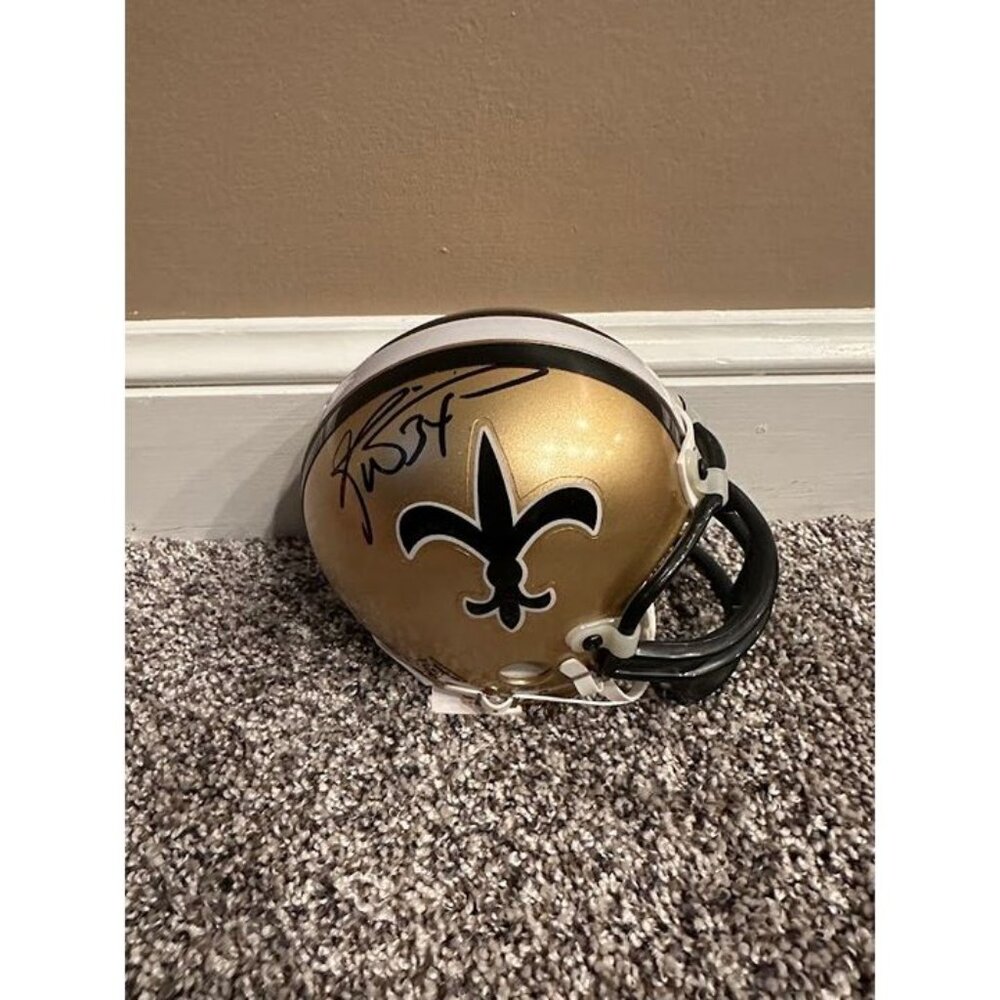 Ricky Williams signed autographed New Orleans Saints Riddell Mini Helmet Beckett